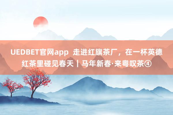 UEDBET官网app  走进红旗茶厂，在一杯英德红茶里碰见春天｜马年新春·来粤叹茶④